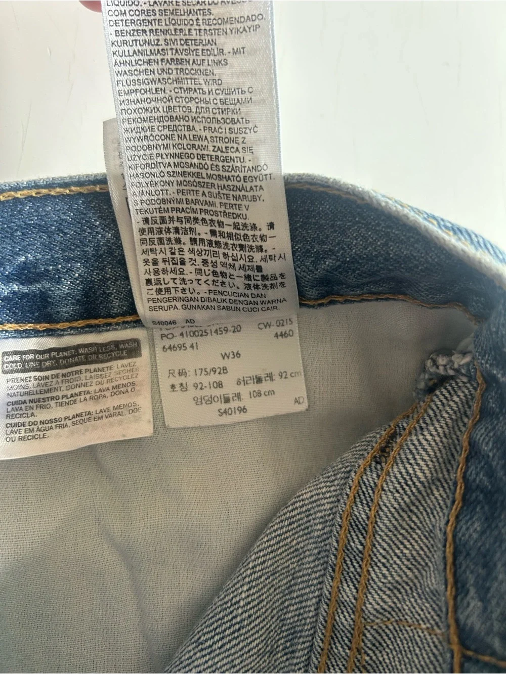 Levi’s 505 Men’s Waist 36 Denim Jean Shorts Classic Blue